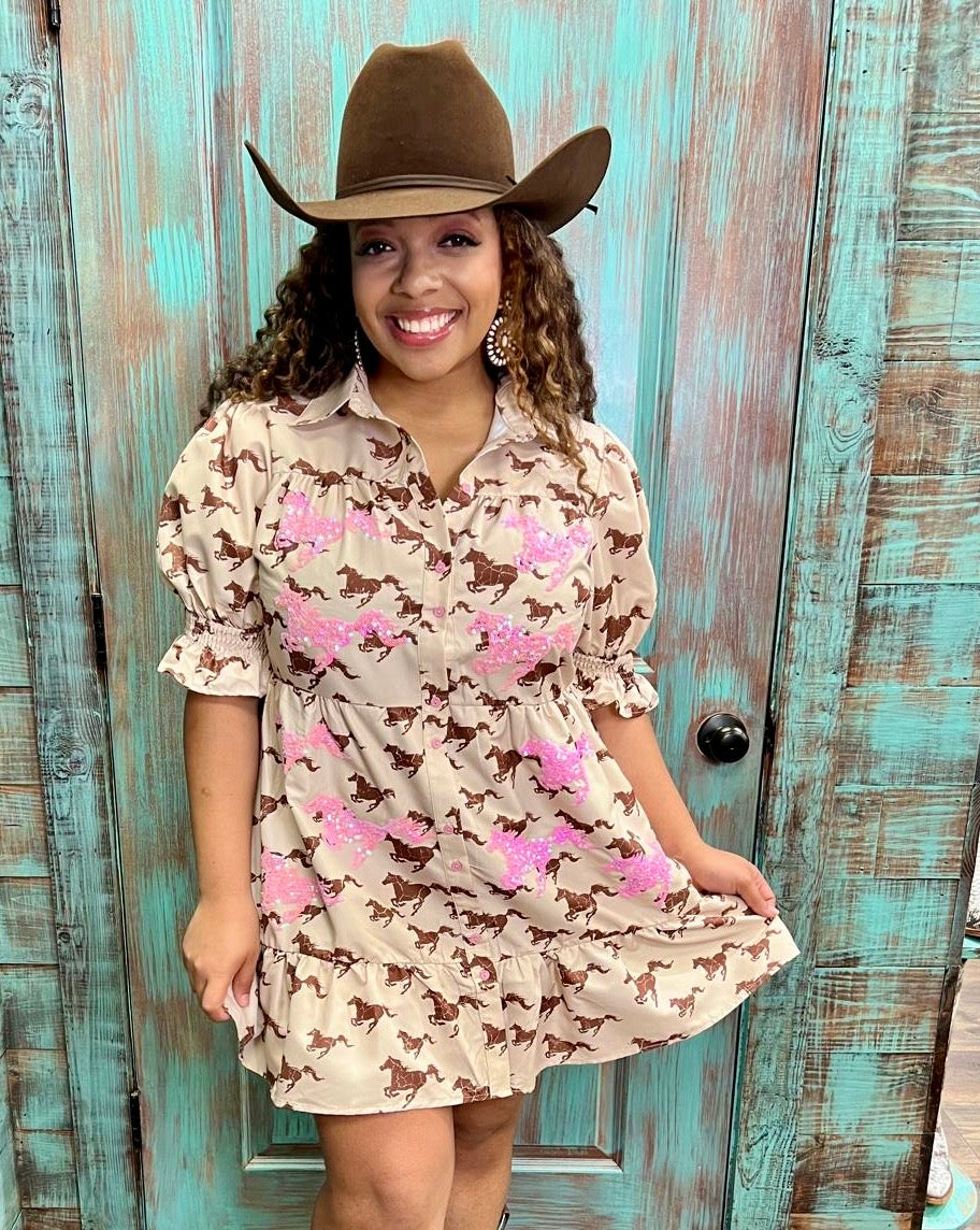 shirt dress western Stay Wild T-Shirt Dress | Western Fashion