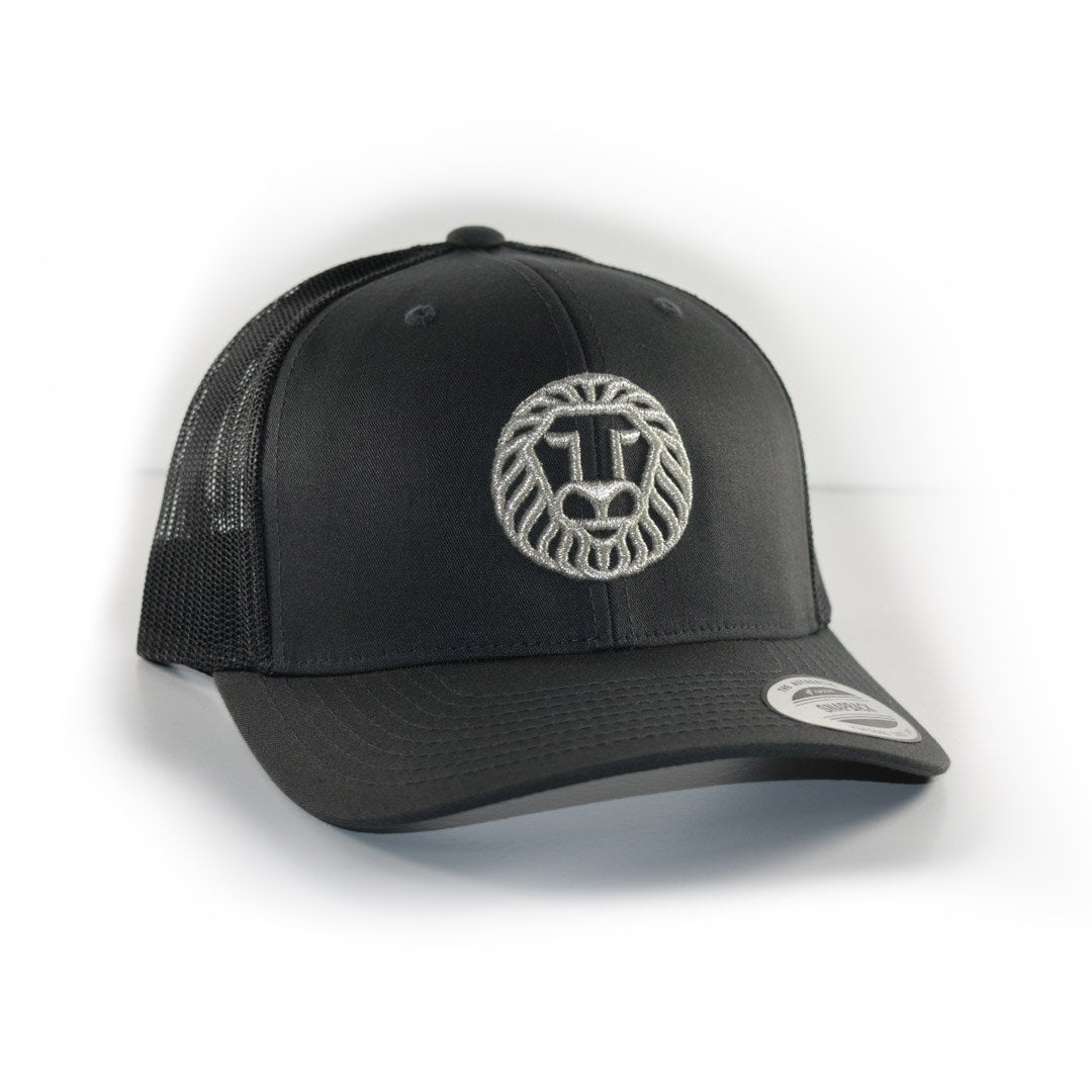 Leon Western Wear Logo Cap Charcoal Silver