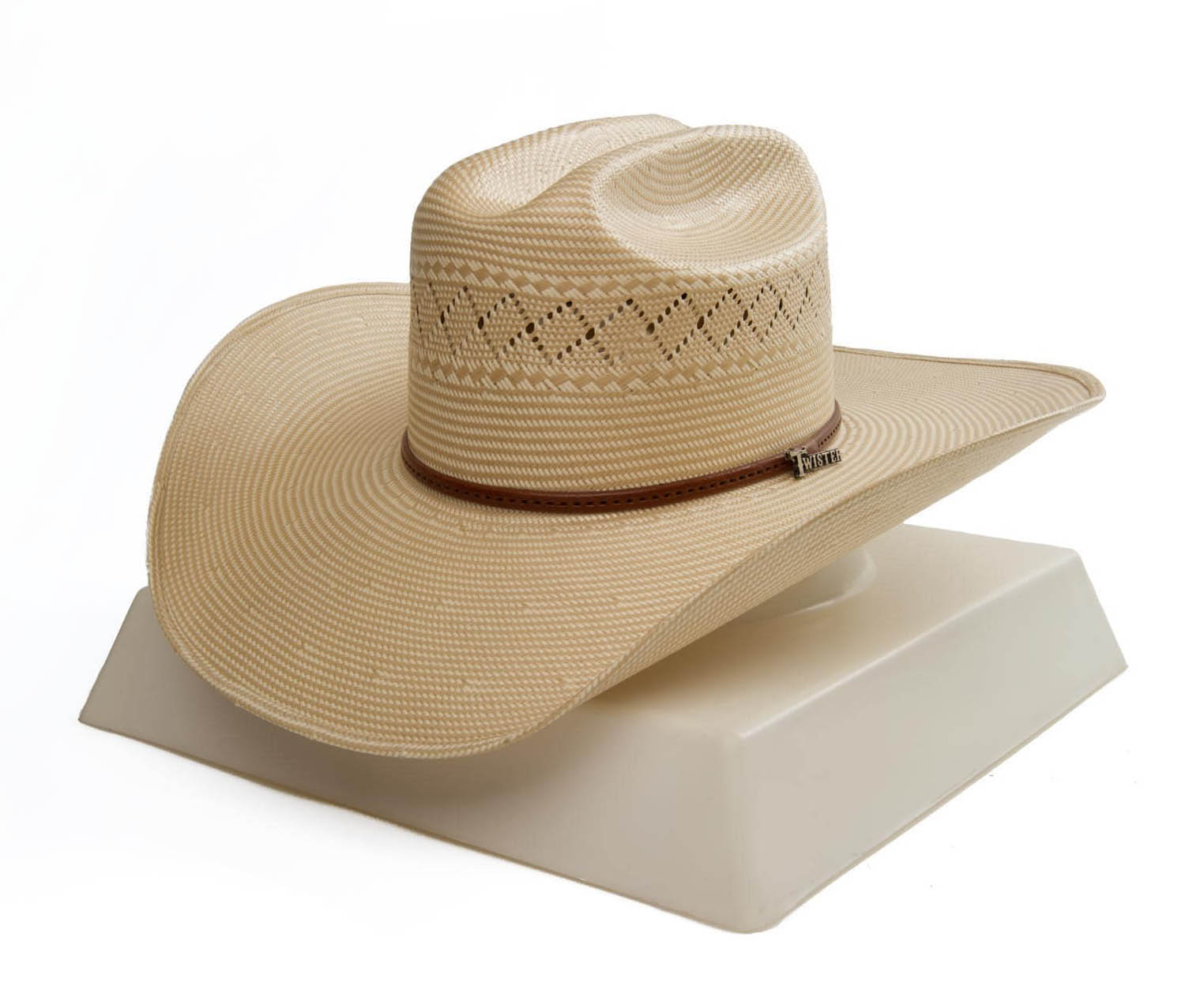 T73878 Twister by M&F 10x Straw Cowboy Hat - Main Image